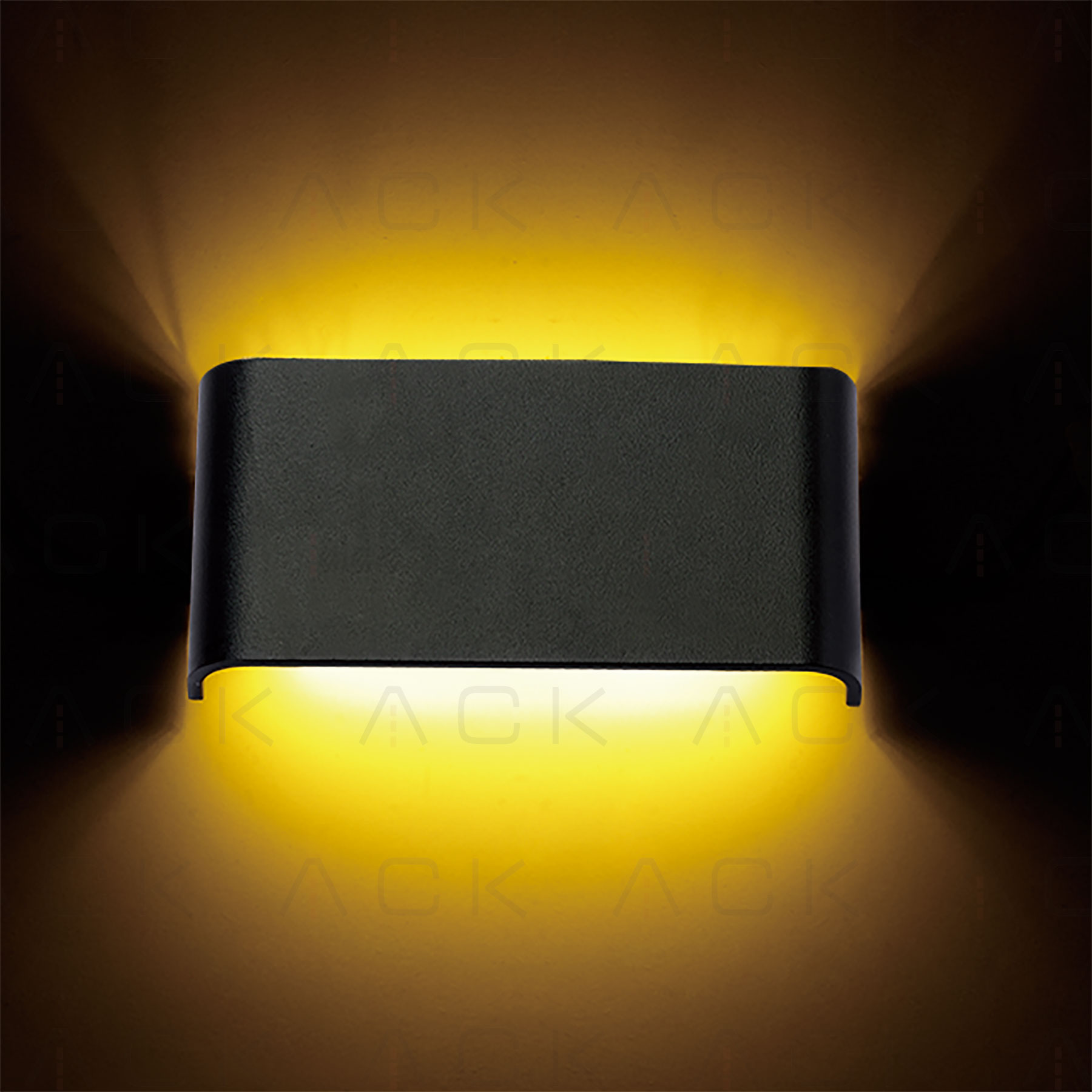 ACK 6W 6500K SİYAH AVVA LED DUVAR ARMATÜR